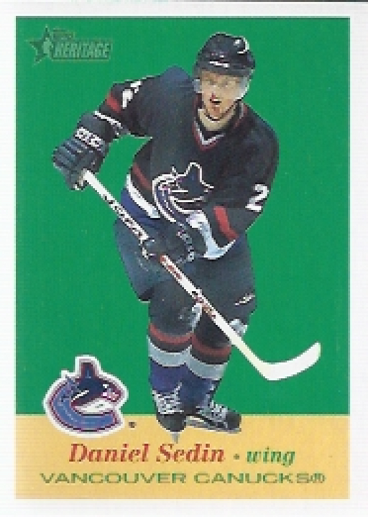 NHL 2001-02 Topps Heritage - No 48 - Daniel Sedin