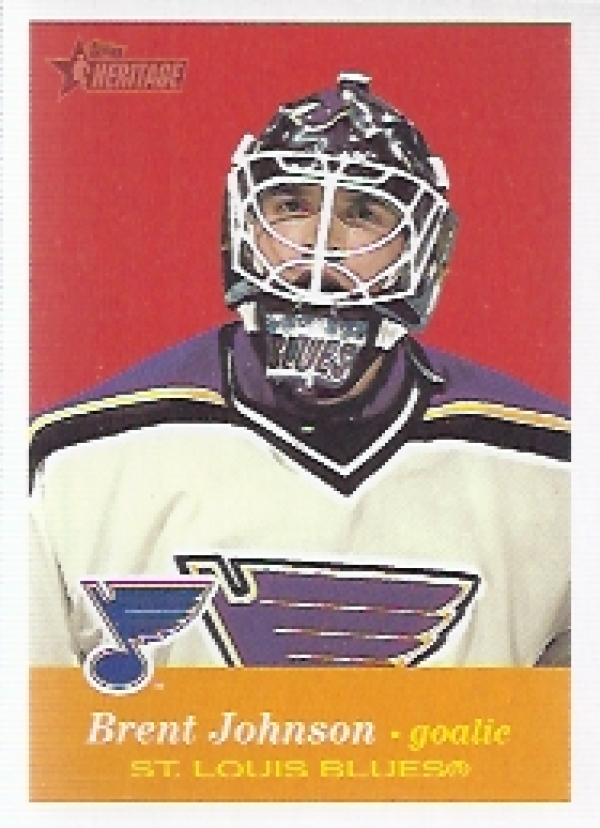 NHL 2001-02 Topps Heritage - No 58 - Brent Johnson