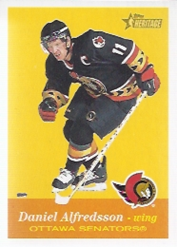 NHL 2001-02 Topps Heritage - No 63 - Daniel Alfredsson