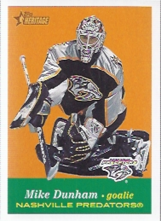 NHL 2001-02 Topps Heritage - No 71 - Mike Dunham