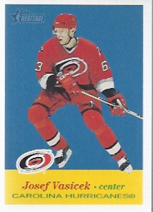 NHL 2001-02 Topps Heritage - No 77 - Josef Vasicek