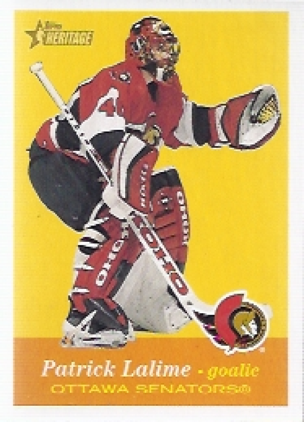 NHL 2001-02 Topps Heritage - No 83 - Patrick Lalime