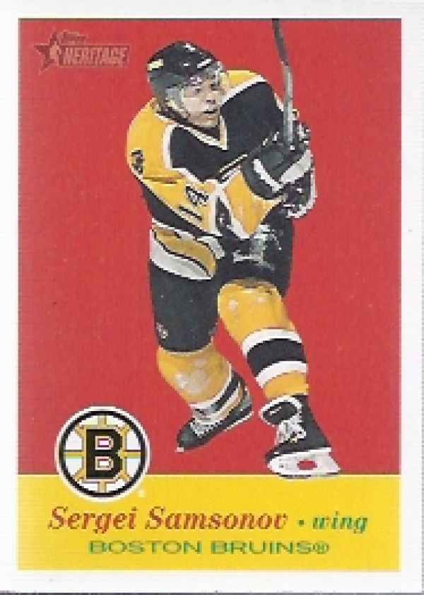 NHL 2001-02 Topps Heritage - No 87 - Sergei Samsonov