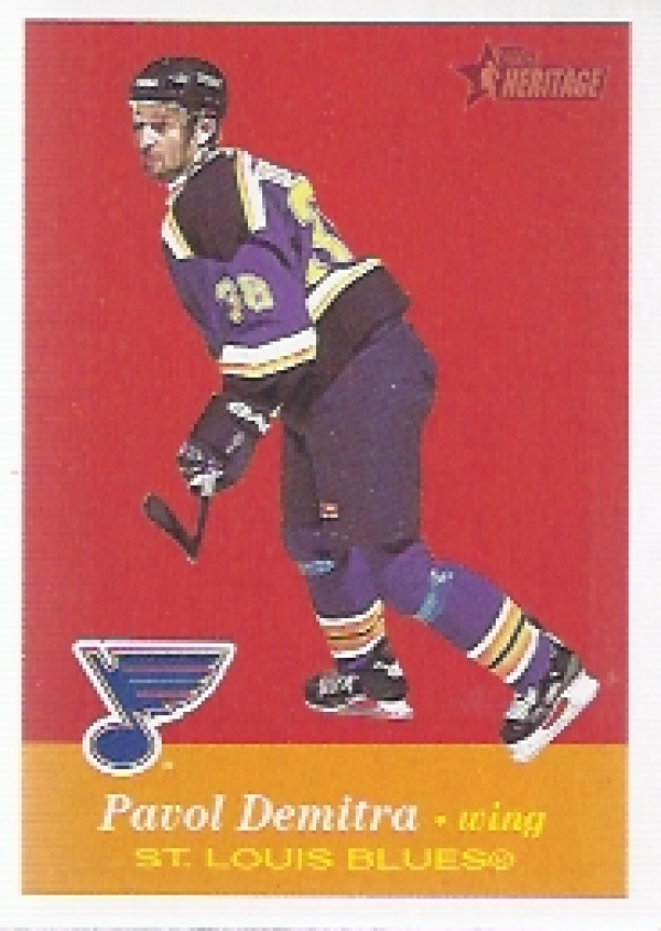 NHL 2001-02 Topps Heritage - No 102 - Pavol Demitra