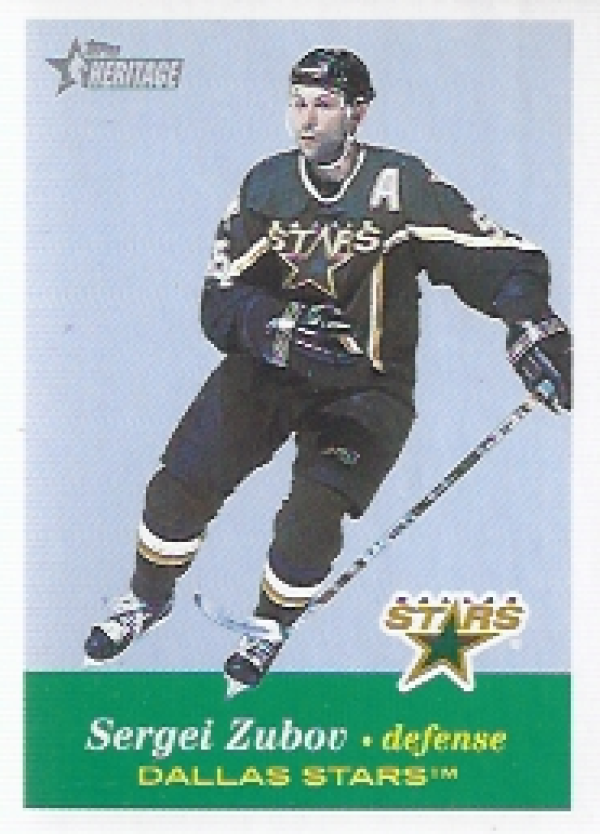 NHL 2001-02 Topps Heritage - No 104 - Sergei Zubov