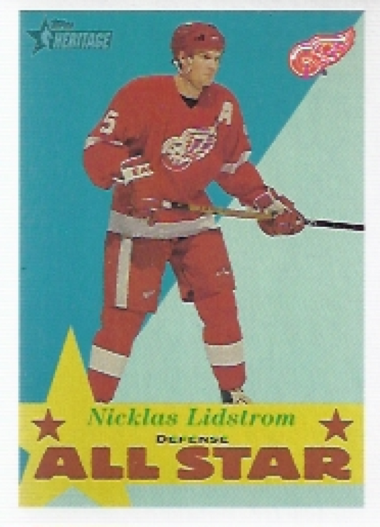 NHL 2001-02 Topps Heritage - No 112 - Nicklas Lidstrom