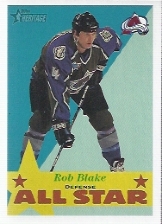 NHL 2001-02 Topps Heritage - No 117 - Rob Blake