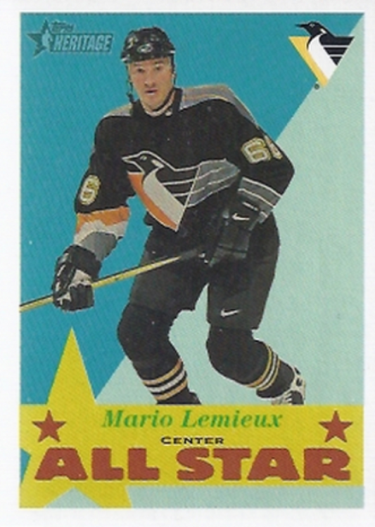 NHL 2001-02 Topps Heritage - No 120 - Mario Lemieux