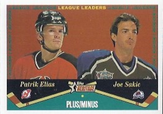 NHL 2001-02 Topps Heritage - No 125 - Patrik Elias / Joe Sakic