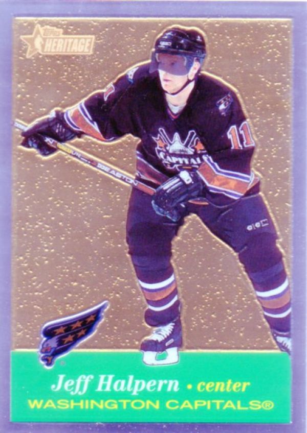 NHL 2001-02 Topps Heritage Refractors - No 103 - Jeff Halpern