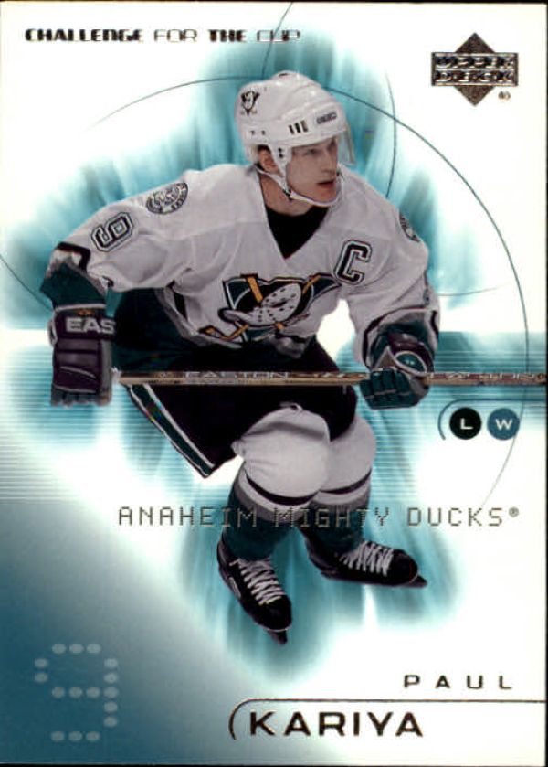 NHL 2001-02 UD Challenge for the Cup - No 1 - Paul Kariya