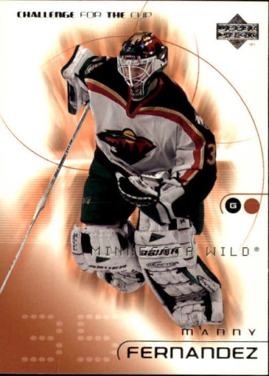 NHL 2001-02 UD Challenge for the Cup - No 41 - Manny Fernandez