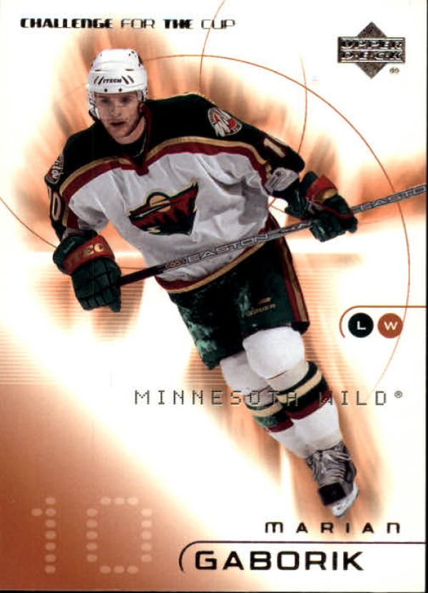 NHL 2001-02 UD Challenge for the Cup - No 42 - Marian Gaborik