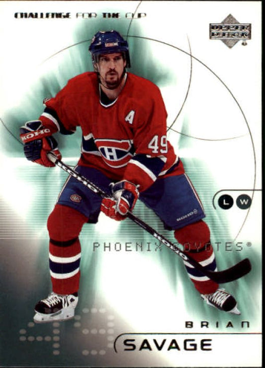 NHL 2001-02 UD Challenge for the Cup - No 44 - Brian Savage