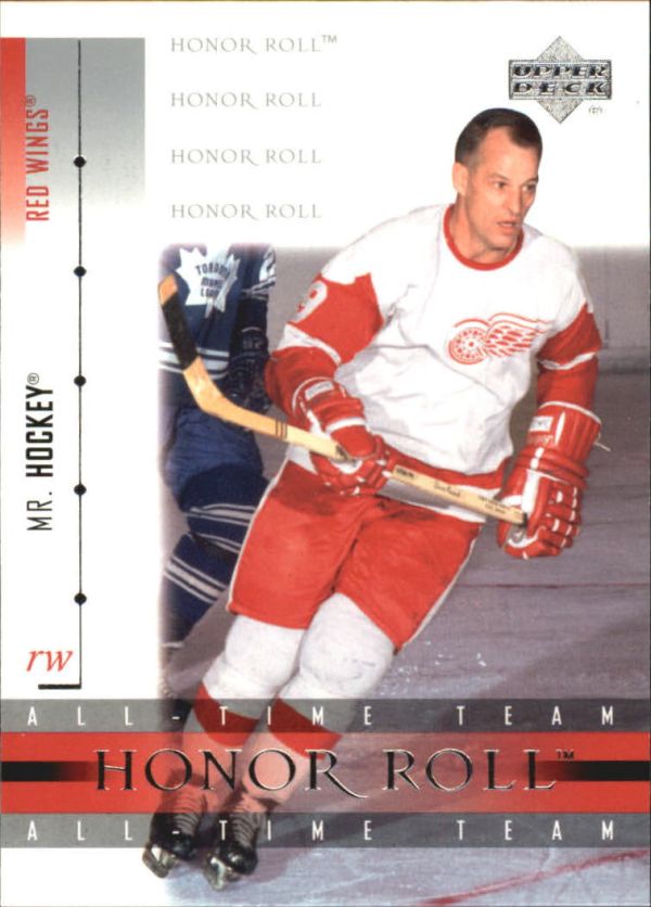 NHL 2001-02 Upper Deck Honor Roll - No. 33 - Gordie Howe Mr. Hockey