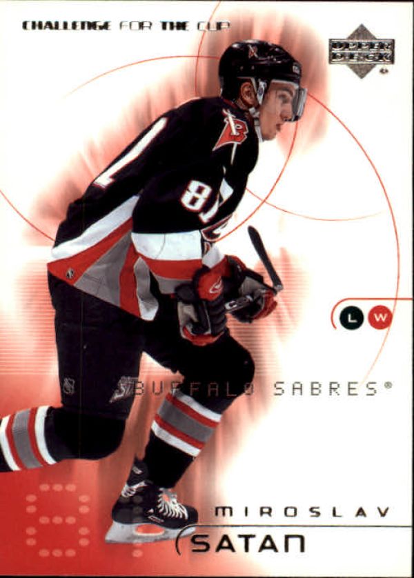 NHL 2001-02 UD Challenge for the Cup - No 7 - Miroslav Satan