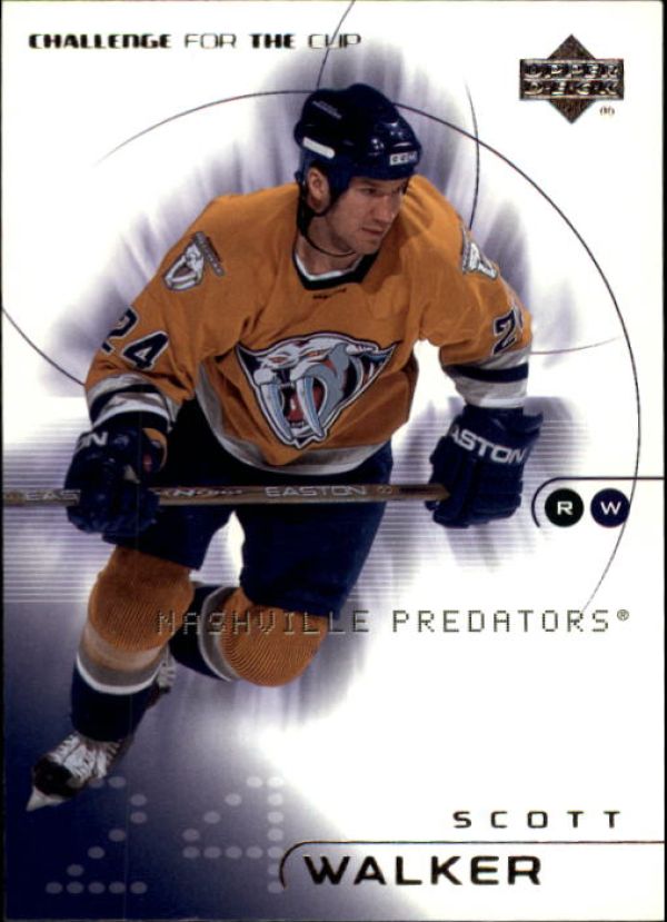 NHL 2001-02 UD Challenge for the Cup - No 49 - Scott Walker