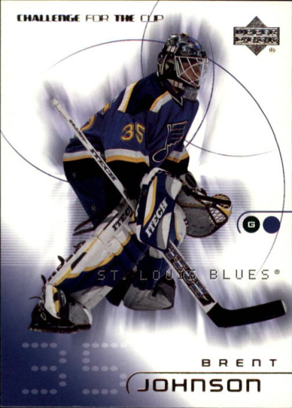 NHL 2001-02 UD Challenge for the Cup - No 75 - Brent Johnson