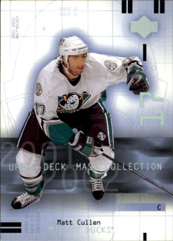 NHL 2001-02 UD Mask Collection - No 3 - Matt Cullen