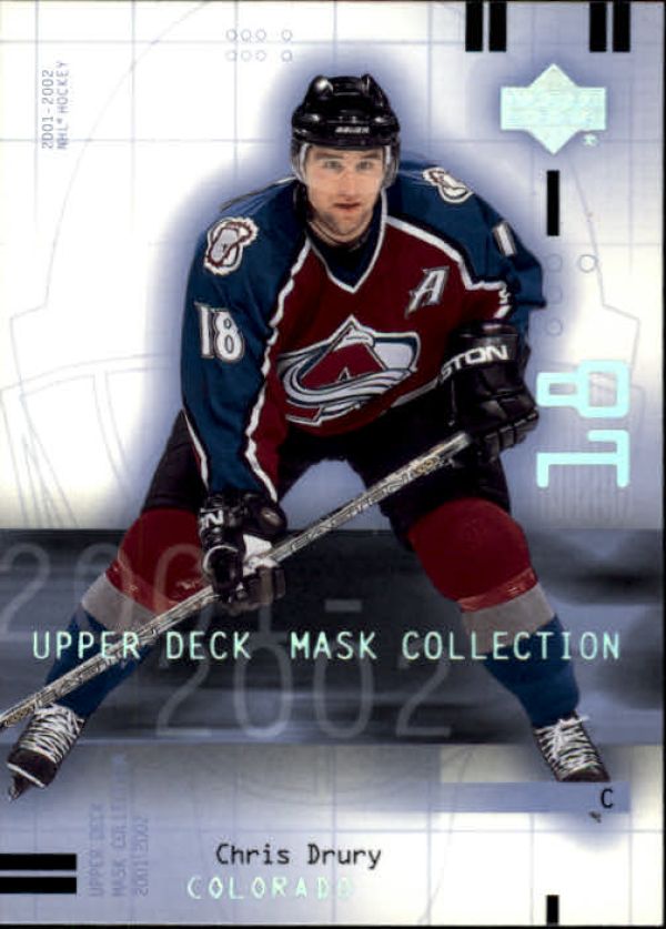 NHL 2001-02 UD Mask Collection - No 20 - Chris Drury