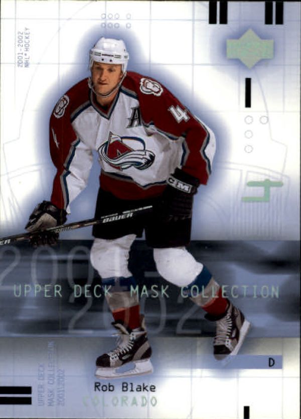 NHL 2001-02 UD Mask Collection - No 23 - Rob Blake