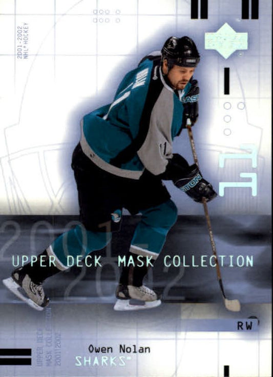 NHL 2001-02 UD Mask Collection - No 81 - Owen Nolan