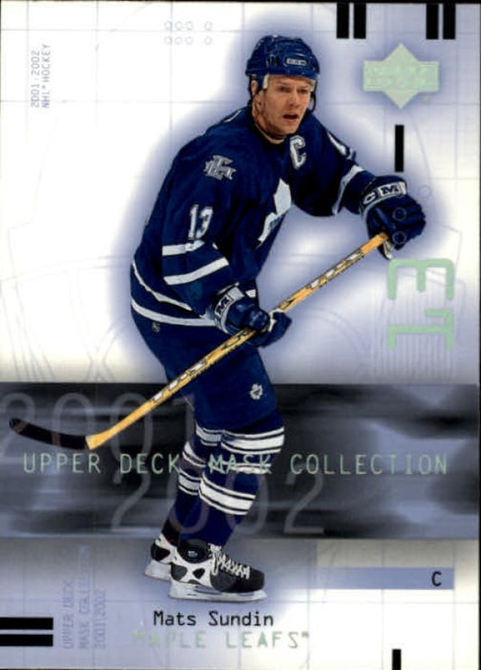 NHL 2001-02 UD Mask Collection - No 92 - Mats Sundin