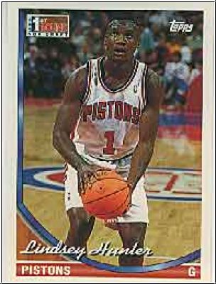 NBA 1993-94 Topps - No. 331 - Lindsey Hunter