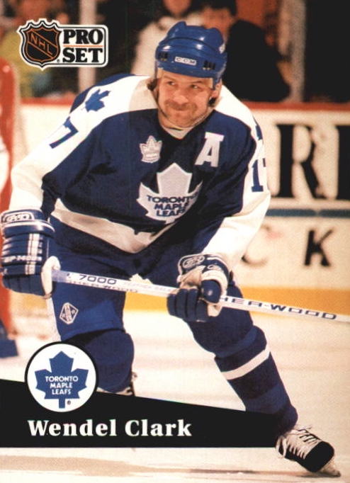 NHL 1991-92 ProSet French - No 225 - Wendel Clark