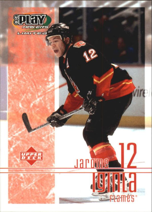 NHL 2001-02 UD Playmakers - No 16 - Jarome Iginla