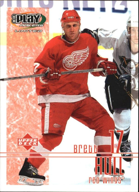 NHL 2001-02 UD Playmakers - No 34 - Brett Hull