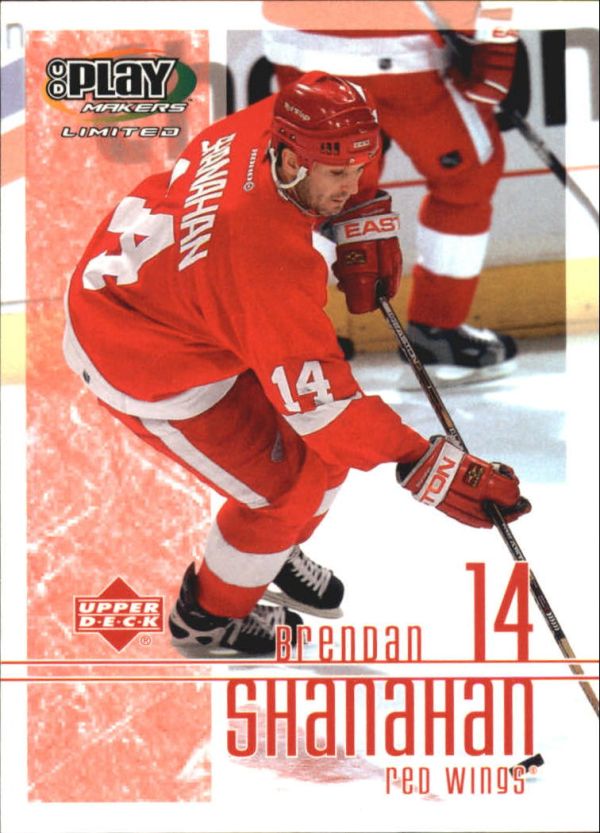 NHL 2001-02 UD Playmakers - No. 36 - Brendan Shanahan