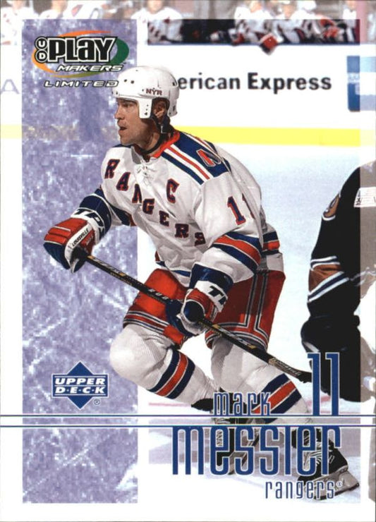 NHL 2001-02 UD Playmakers - No 66 - Mark Messier