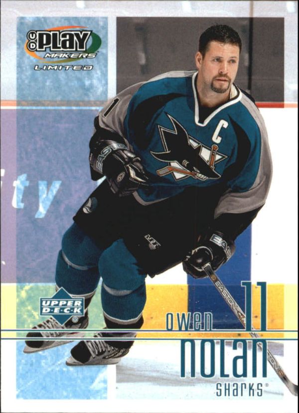 NHL 2001-02 UD Playmakers - No 81 - Owen Nolan