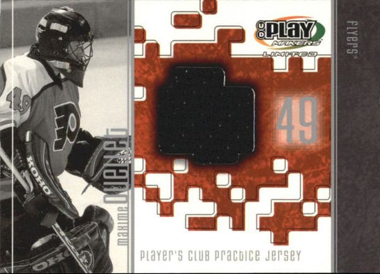 NHL 2001-02 UD Playmakers Practice Jerseys - No PJ-MO - Maxime Ouellet