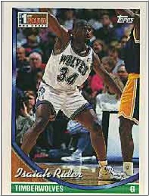 NBA 1993-94 Topps - No 322 - Isaiah Rider