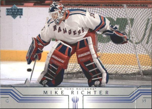 NHL 2001-02 Upper Deck - No. 344 - Mike Richter