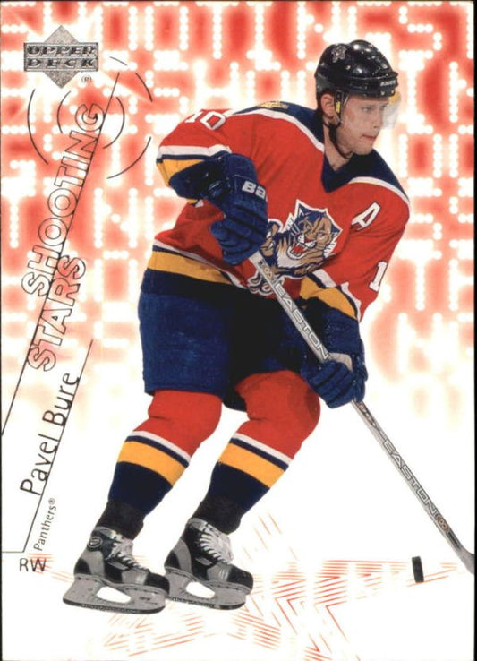 NHL 2001-02 Upper Deck Shooting Stars - No SS8 - Pavel Bure