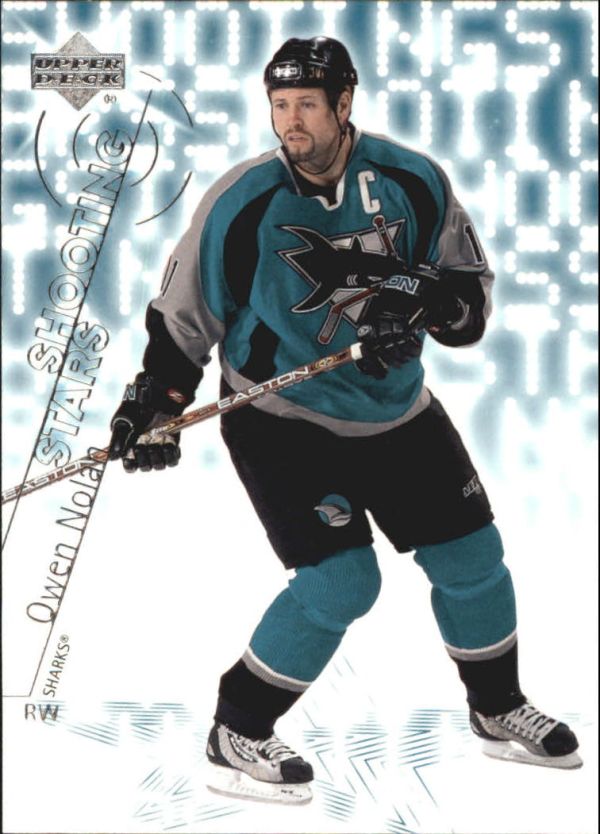 NHL 2001-02 Upper Deck Shooting Stars - No SS15 - Owen Nolan