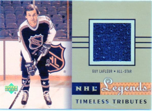 NHL 2001-02 Upper Deck Legends Jerseys - No TT-GL - Guy Lafleur