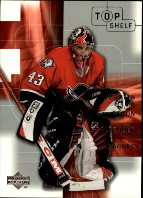 NHL 2001-02 UD Top Shelf - No 81 - Martin Biron