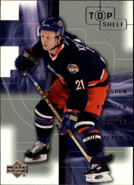 NHL 2001-02 UD Top Shelf - No 89 - Espen Knutsen