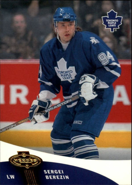 NHL 2000-01 UD Heroes - No 110 - Sergei Berezin