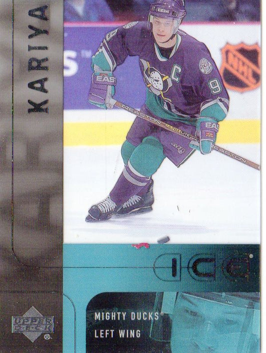 NHL 2001-02 Upper Deck Ice - No 1 - Paul Kariya