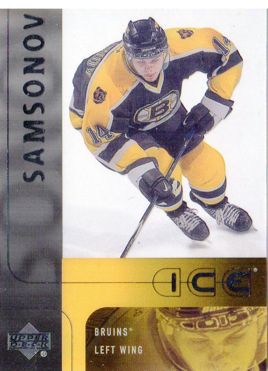 NHL 2001-02 Upper Deck Ice - No 3 - Sergei Samsonov