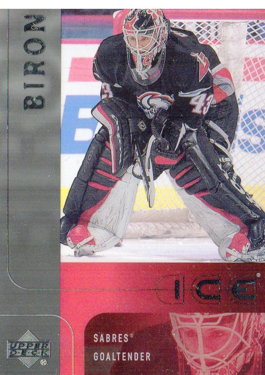 NHL 2001-02 Upper Deck Ice - No 4 - Martin Biron