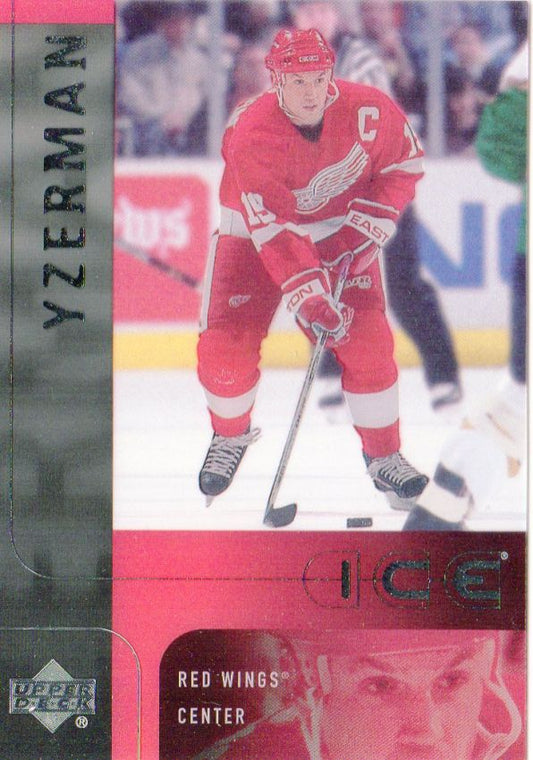 NHL 2001-02 Upper Deck Ice - No 15 - Steve Yzerman