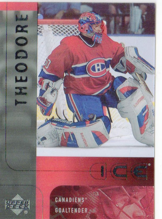 NHL 2001-02 Upper Deck Ice - No. 25 - Jose Theodore