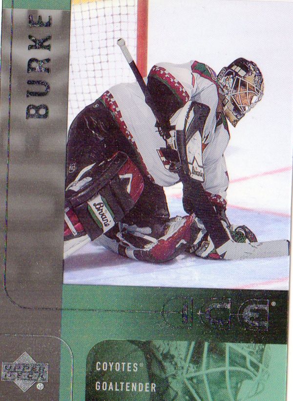 NHL 2001-02 Upper Deck Ice - No. 34 - Sean Burke