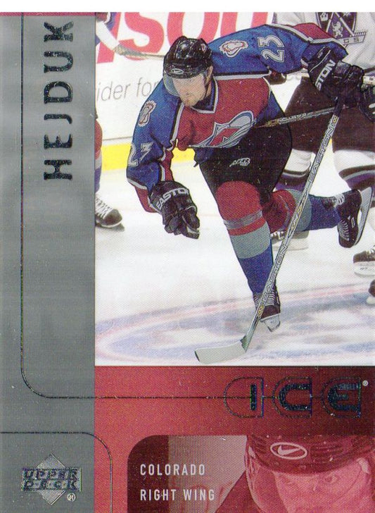 NHL 2001-02 Upper Deck Ice - No 92 - Milan Hejduk